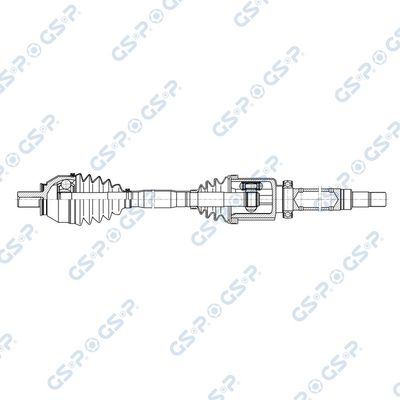 полуоска GSP 262112OL