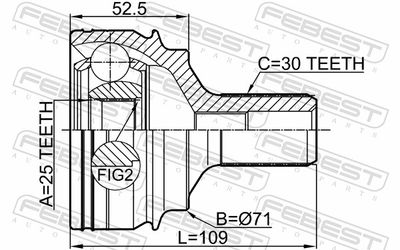 Joint Kit, drive shaft 1610-221