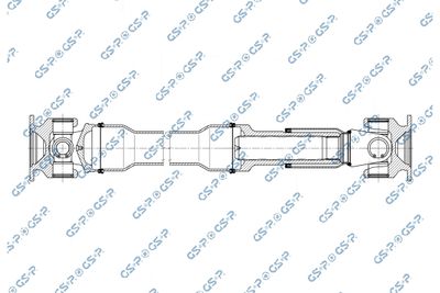 Wał napędowy, napęd osi GSP PS901716