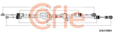 Трос, механическая коробка передач COFLE 2CB.FO003 для FORD B-MAX