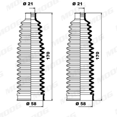 ANSAMBLU BURDUF DIRECTIE MOOG K150233 1