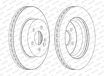 Remschijf set (2 stuks) Voor Links/Rechts