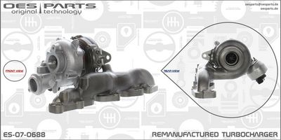 Turbo, Plniace dúchadlo OES PARTS ES-07-0688