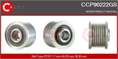 FULIE ALTERNATOR CASCO CCP90222GS