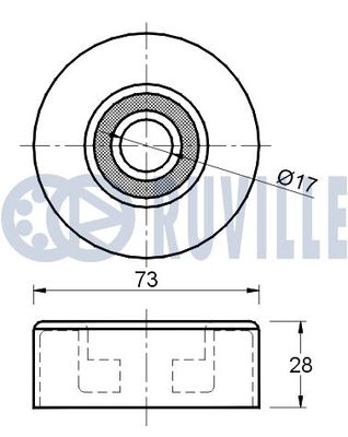 ROLA GHIDARE/CONDUCERE CUREA TRANSMISIE RUVILLE 541496 1
