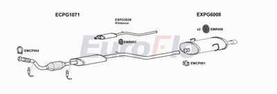 Układ wydechowy EUROFLO PG206205001A00