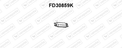Катализатор VENEPORTE FD30859K для FORD USA PROBE