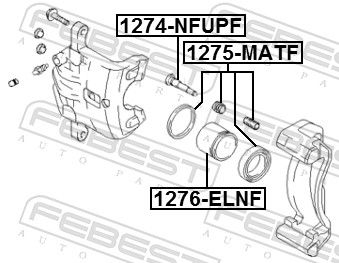 Repair Kit, brake caliper 1275-MATF