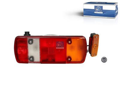 Achterlicht Links (24V, met indicator, anti-fog licht, achteruitrijlicht, met stoplicht, parkeerlicht, met plaatverlichting, zijspeling)