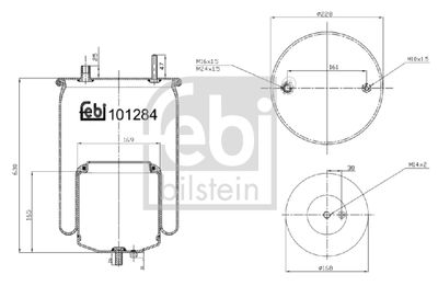 FEBI BILSTEIN Federbalg, Luftfederung