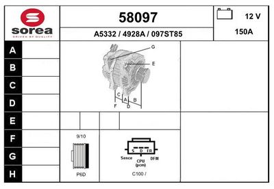 GENERATOR EAI 58097