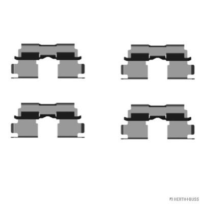 Комплектующие, колодки дискового тормоза HERTH+BUSS JAKOPARTS J3668007 для INFINITI I35