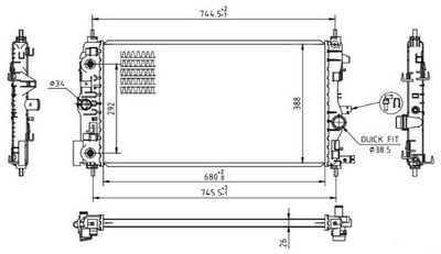 RADIATOR RACIRE MOTOR