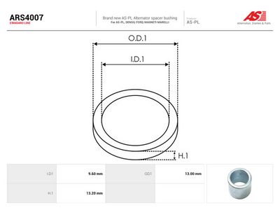 AS-PL - Sada na opravu alternátora , ARS4007