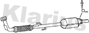 Катализатор KLARIUS 311938 для VW LUPO