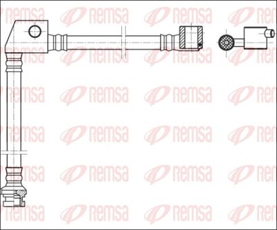 спирачен маркуч REMSA G1904.25