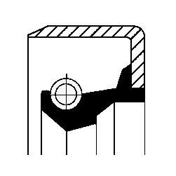 CORTECO Wellendichtring, Differential
