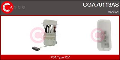Palivová přívodní jednotka CASCO CGA70113AS
