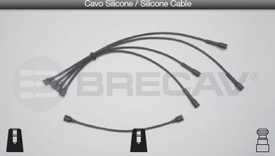 Комплект проводов зажигания BRECAV 07.403 для LANCIA BETA