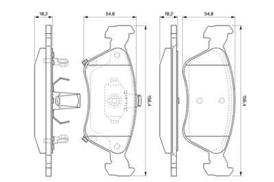 SET PLACUTE FRANA FRANA DISC BOSCH 0986424560 6