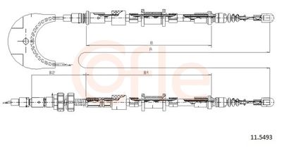 CABLU FRANA DE PARCARE