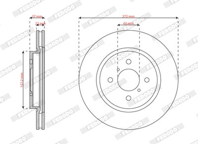 Ferodo Brake Disc DDF2376C