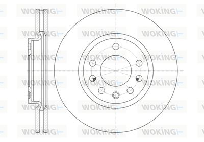 WOKING D61318.10 Тормозные диски для OPEL CORSA D (S07) 1.7 CDTI (L08, L68) WOKING D61318.10 Тормозные диски для OPEL CORSA D (S07) 1.7 CDTI (L08, L68)