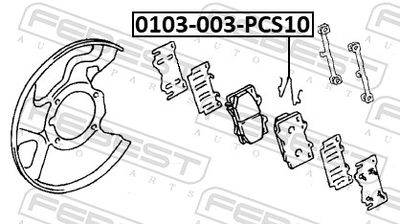 ARC PLACUTA FRANA FEBEST 0103003PCS10 1
