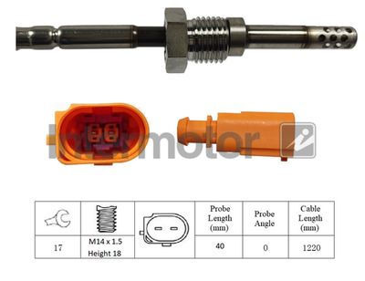 Sensor, exhaust gas temperature Intermotor 27254