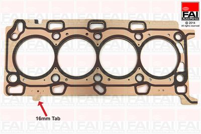 Прокладка, головка цилиндра FAI AutoParts HG1770 для SAMSUNG QM5