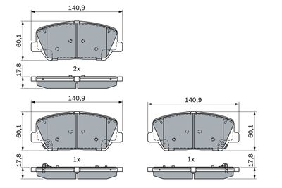 SET PLACUTE FRANA FRANA DISC BOSCH 0986424491 4