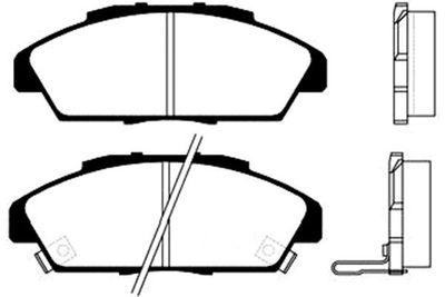 Kavo Parts Stabdžių trinkelių rinkinys, diskinis stabdys
