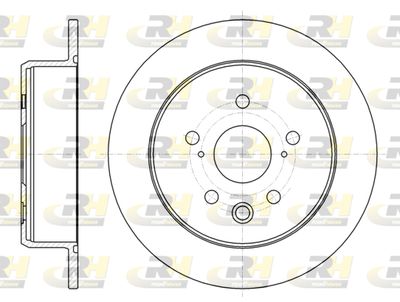 ROADHOUSE 61075.00 Тормозные диски  для LEXUS IS II (_E2_) 250 AWD (GSE25_)