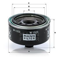 Масляный фильтр MANN-FILTER W 1323 для VW LT
