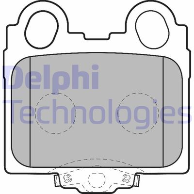 Комплект тормозных колодок, дисковый тормоз DELPHI LP1510 для TOYOTA ALTEZZA