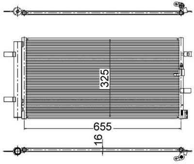 CONDENSATOR CLIMATIZARE MAHLE AC2000S