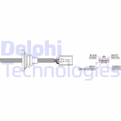 Лямбда-зонд DELPHI ES20076-12B1 для MITSUBISHI DELICA