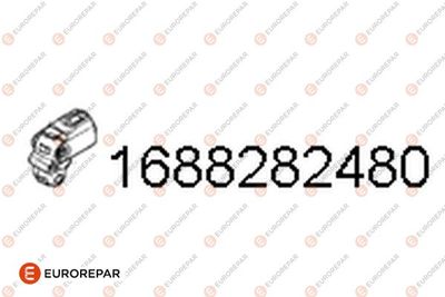 Резиновые полоски, система выпуска EUROREPAR 1688282480 для OPEL VIVARO