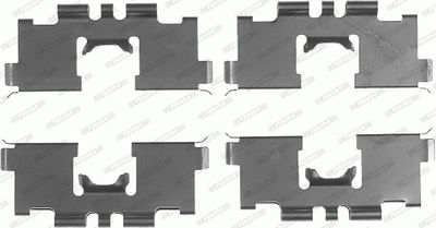Комплектующие, колодки дискового тормоза FERODO FBA471 для NISSAN CHERRY