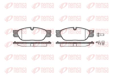 REMSA 0731.20 Тормозные колодки и сигнализаторы  для JAGUAR S-TYPE II (X200) 2.7 D