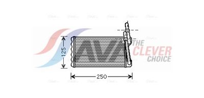 топлообменник, отопление на вътрешното пространство AVA Clever Choice HD6203