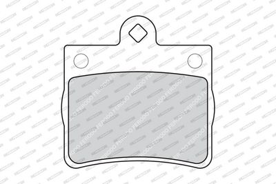 Remblokken set Achter , past: MERCEDES C (W202), E (C124) 1.8-2.5D 03.93-05.00