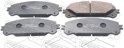 Комплект тормозных колодок, дисковый тормоз FEBEST 0101-ASU40F для LEXUS NX