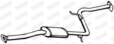 WALKER 16453 Глушитель выхлопных газов  для MAZDA 323 C IV (BG) 1.8 16V GT