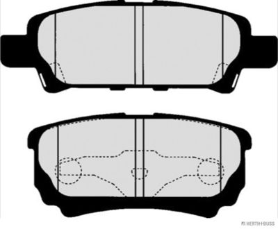 BREMSBELAGSATZ SCHEIBENBREMSE Herth+Buss Jakoparts J3615014 1