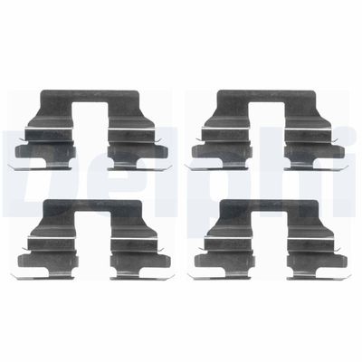 ZUBEHöRSATZ SCHEIBENBREMSBELAG DELPHI LX0404