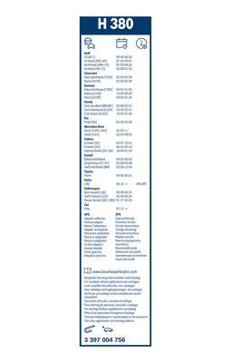 WISCHBLATT BOSCH 3397004756 5