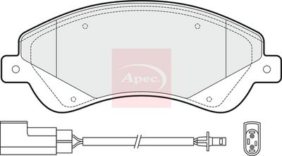 APEC Brake Pad Set, disc brake PAD1476