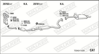 SISTEM DE ESAPAMENT WALKER TOK017220