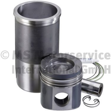 Zuiger met hulzenset (128mm STD, 46x105)